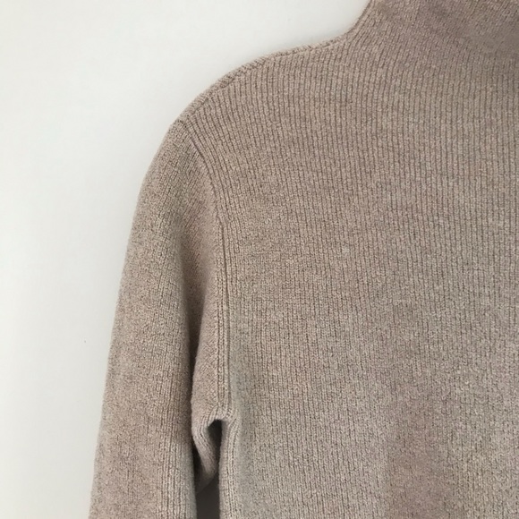 WILFRED ARITZIA MONTPELLIER TAN MOCK NECK SWEATER - Picture 3 of 16
